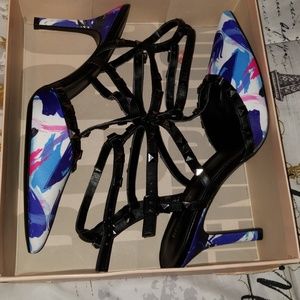 Bcbgeneration strap ankle heels